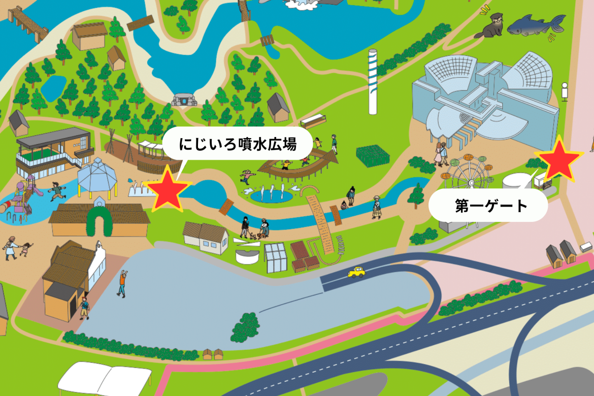 大道芸MAP (1)