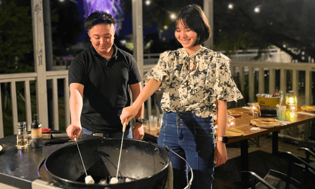 BBQコンマシュマロ
